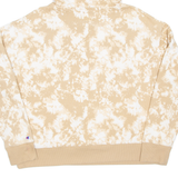 CHAMPION Cropped Womens Beige Hoodie L