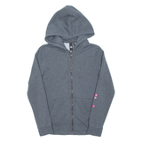 ADIDAS Womens Grey Hoodie Full Zip S