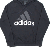 ADIDAS Mens Black Hoodie S