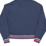 CHAMPION Womens Blue Hoodie 2XL