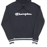 CHAMPION Womens Black Hoodie S