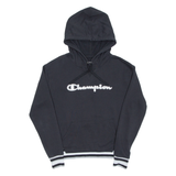 CHAMPION Womens Black Hoodie S