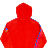 ADIDAS Womens Red Hoodie S