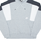 NIKE Womens Grey Hoodie L