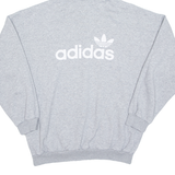 ADIDAS Womens Grey Hoodie UK 12