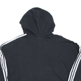 ADIDAS Cropped Womens Black Hoodie UK 12