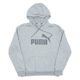 PUMA Mens Grey Hoodie S