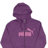 PUMA Womens Purple Hoodie Full Zip UK 12