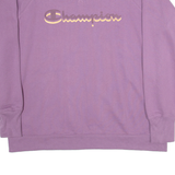 CHAMPION Authentic Athletic Wear Womens Sweatshirt Purple XL