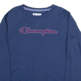 CHAMPION Authentic Athletic Wear Womens Sweatshirt Blue L