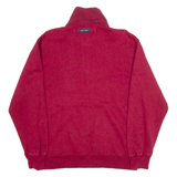 NAUTICA Mens Sweatshirt Red 1/4 Zip M