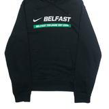 NIKE Belfast Mens Black Hoodie M
