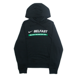 NIKE Belfast Mens Black Hoodie M