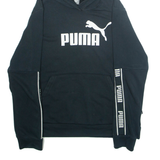PUMA Mens Black Hoodie L