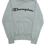 CHAMPION Mens Grey Hoodie S