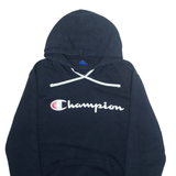 CHAMPION Mens Blue Hoodie M