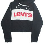 LEVI'S Cropped Womens Black Hoodie S