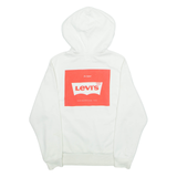 LEVI'S Relaxed Mens White Hoodie XS