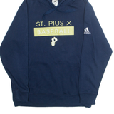 ADIDAS Mens Blue Hoodie L