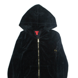 MASSIMO DUTTI Womens Black Hoodie Full Zip XL