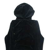 MASSIMO DUTTI Womens Black Hoodie Full Zip XL