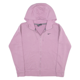 NIKE Mens Pink Hoodie Full Zip S