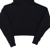 KARL KANI Cropped Womens Black Hoodie S