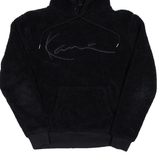 KARL KANI Teddy Fleece Womens Black Hoodie XS