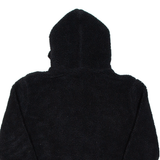 KARL KANI Teddy Fleece Womens Black Hoodie XS