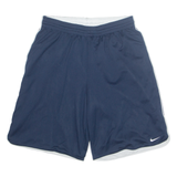 NIKE Mens Sports Shorts Blue Relaxed L W32