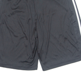 ADIDAS Mens Sports Shorts Black Relaxed L W30