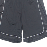 ADIDAS Mens Sports Shorts Black Relaxed L W28