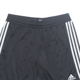 ADIDAS Mens Sports Shorts Black Relaxed L W32