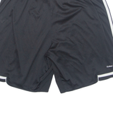 ADIDAS Mens Sports Shorts Black Relaxed L W32