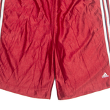 ADIDAS Mens Sports Shorts Red Relaxed L W36