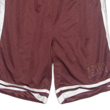 CHAMPION Mens Sports Shorts Maroon Relaxed M W30