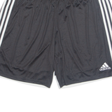 ADIDAS Mens Sports Shorts Black Relaxed XL W34