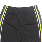 REEBOK Mens Sports Shorts Black Relaxed L W34