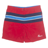 NAUTICA Mesh Lined Mens Swimming Shorts Red Relaxed M W36