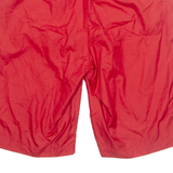 NIKE Mesh Lined Mens Swimming Shorts Red Relaxed L W32