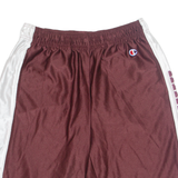 CHAMPION Harvard USA Mens Sports Shorts Maroon Relaxed L W32