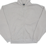 FLDY Womens Beige Hoodie Full Zip L