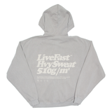 FLDY Womens Beige Hoodie Full Zip L