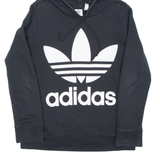ADIDAS Womens Black Hoodie UK 10