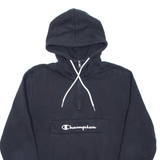 CHAMPION Mens Black Hoodie S