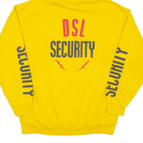 DIESEL Security Mens Yellow Hoodie M