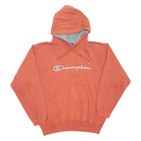 CHAMPION Mens Orange Hoodie M