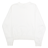 LEE Relaxed Fit Womens Sweatshirt White Crew Neck S