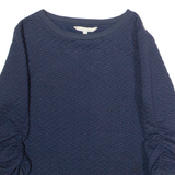 TOM TAILOR Womens Sweatshirt Blue Crew Neck XS