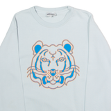 KENZO Mens Sweatshirt Blue Crew Neck S